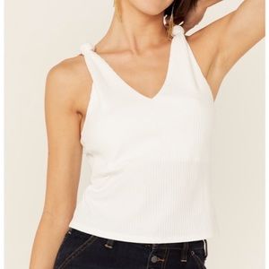 Miss Me Knotted Tank Top